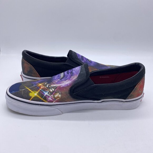VANS x Marvel Avengers Classic Slip-On Infinity War Thanos Men's 8 Women's 9.5 - Picture 10 of 15